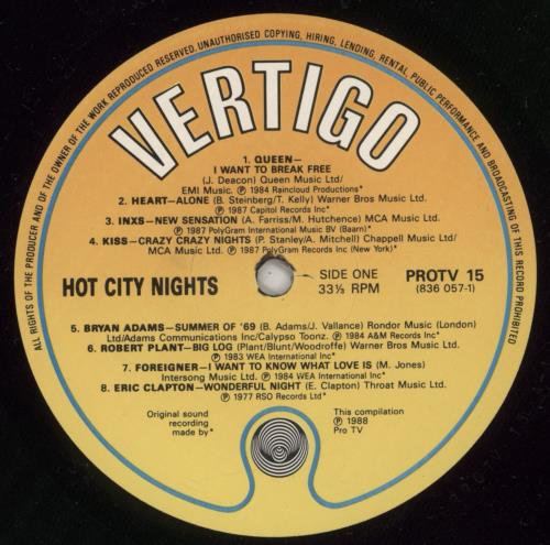 Various-60s & 70s Hot City Nights - Poster vinyl LP album (LP record) UK SVALPHO873993