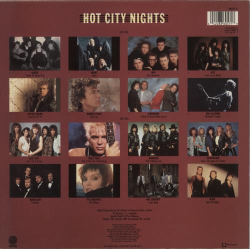 Various-60s & 70s Hot City Nights - Poster vinyl LP album (LP record) UK SVALPHO873993