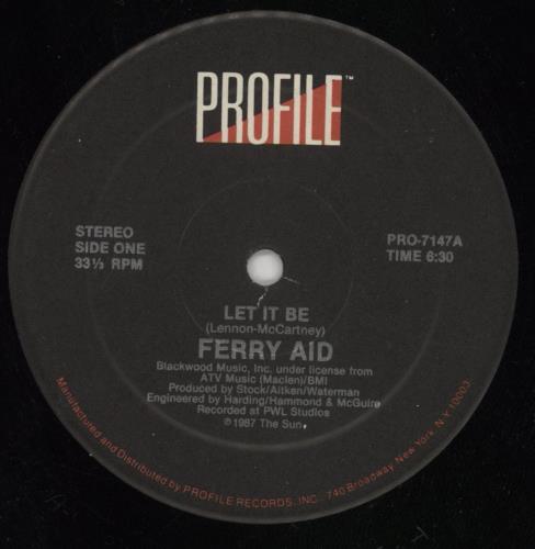 Various-60s & 70s Let It Be 12" vinyl single (12 inch record / Maxi-single) US SVA12LE538516