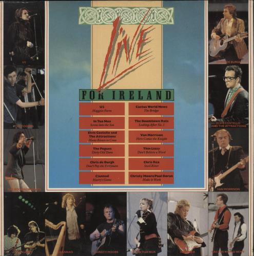 Various-60s & 70s Live For Ireland - EX vinyl LP album (LP record) UK SVALPLI872094