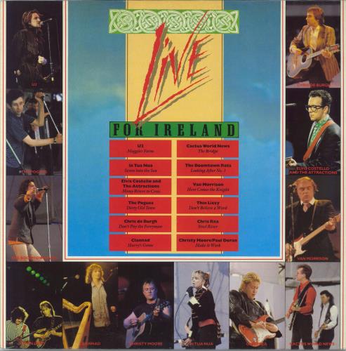 Various-60s & 70s Live For Ireland vinyl LP album (LP record) UK SVALPLI320689