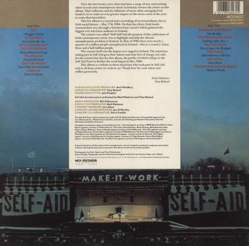 Various-60s & 70s Live For Ireland vinyl LP album (LP record) UK SVALPLI320689