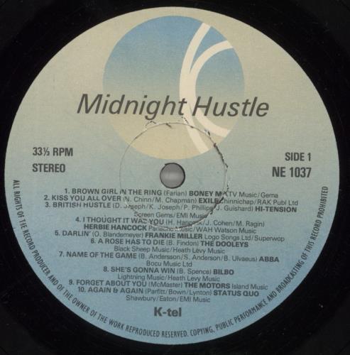 Various-60s & 70s Midnight Hustle vinyl LP album (LP record) UK SVALPMI565635
