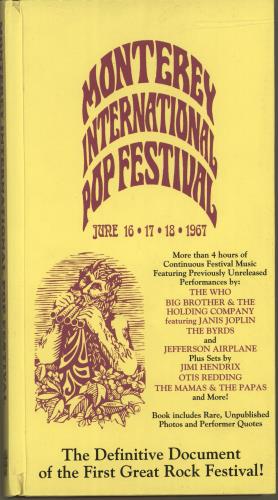 Various-60s & 70s Monterey International Pop Festival CD Album Box Set UK SVADXMO691663