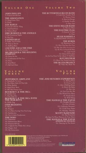 Various-60s & 70s Monterey International Pop Festival CD Album Box Set UK SVADXMO691663