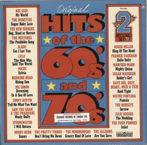 Various-60s & 70s Original Hits Of The 60's And 70's - export 2-LP vinyl record set (Double LP Album) UK SVA2LOR735668