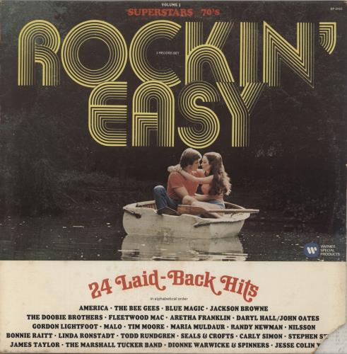 Various-60s & 70s Rockin' Easy - 24 Laid-Back Hits 2-LP vinyl record set (Double LP Album) US SVA2LRO725599