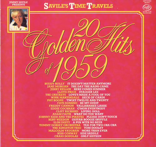 Various-60s & 70s Savile's Time Travels - 1959 vinyl LP album (LP record) UK SVALPSA553353