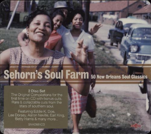 Various-60s & 70s Sehorn's Soul Farm - 50 New Orleans Soul Classics 2 CD album set (Double CD) UK SVA2CSE763930