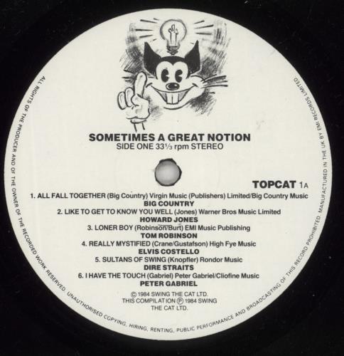 Various-60s & 70s Sometimes A Great Notion vinyl LP album (LP record) UK SVALPSO104551