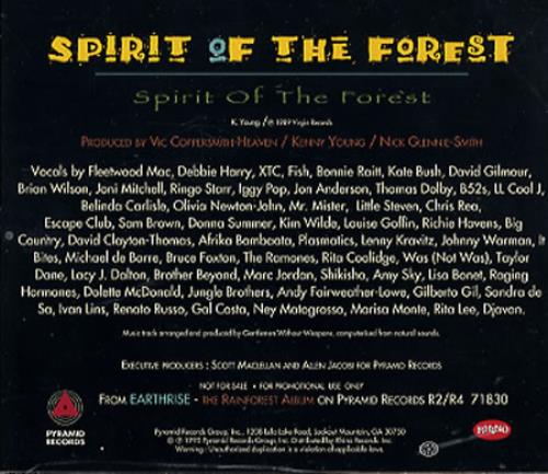 Various-60s & 70s Spirit Of The Forest CD single (CD5 / 5") US SVAC5SP347199