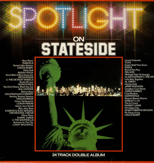 Various-60s & 70s Spotlight On Stateside 2-LP vinyl record set (Double LP Album) UK SVA2LSP554606