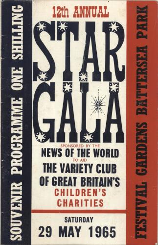 Various-60s & 70s Star Gala + Michael Caine & Jackie Trent autographs tour programme UK SVATRST694414