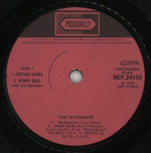 Various-60s & 70s The Hitmakers EP 7" vinyl single (7 inch record / 45) UK SVA07TH565438