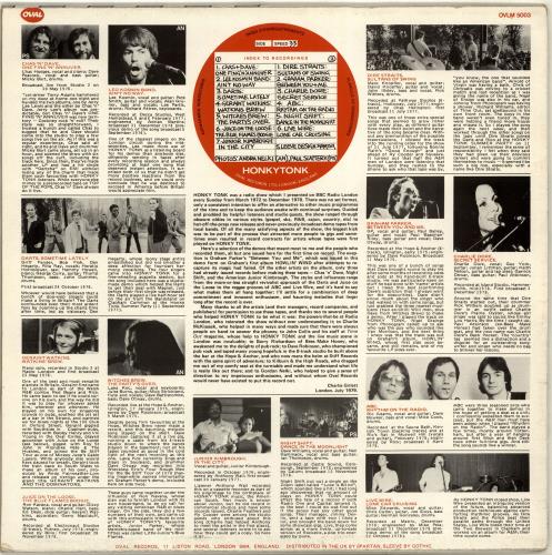 Various-60s & 70s The Honky Tonk Demos vinyl LP album (LP record) UK SVALPTH188690