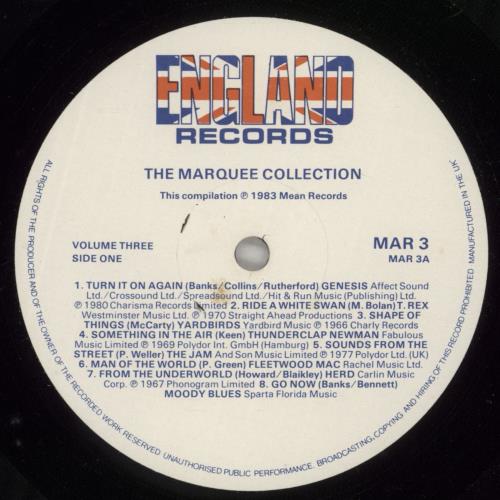 Various-60s & 70s The Marquee Collection - Volume 3 vinyl LP album (LP record) UK SVALPTH375769