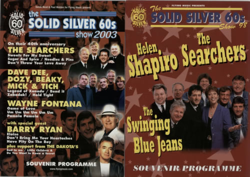 Various-60s & 70s The Solid Silver 60's Show - 5 Programmes tour programme UK SVATRTH596771