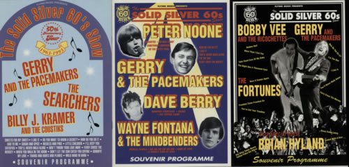 Various-60s & 70s The Solid Silver 60's Show - 5 Programmes tour programme UK SVATRTH596771