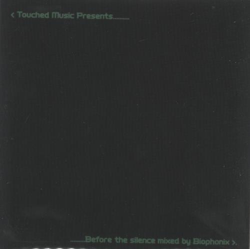 Various-Ambient & Electronica Before The Silence Mixed By Biophonix - Sealed 2 CD album set (Double CD) UK VA72CBE865241