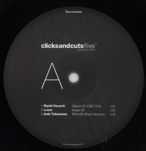 Various-Ambient & Electronica Clicks & Cuts 5.0 - Paradigm Shift + CD 2-LP vinyl record set (Double LP Album) German VA72LCL848654