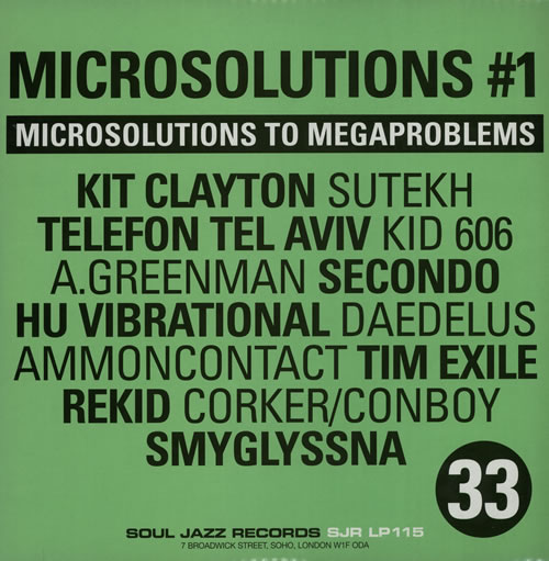 Various-Ambient & Electronica Microsolutions To Megaproblems 2-LP vinyl record set (Double LP Album) UK VA72LMI577438