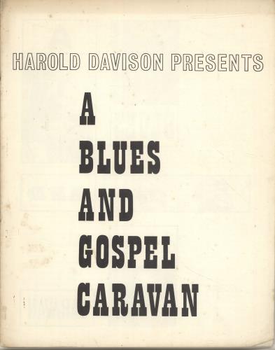 Various-Blues & Gospel A Blues And Gospel Caravan tour programme UK V-BTRAB695967