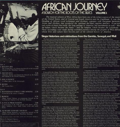 Various-Blues & Gospel African Journey: A Search For The Roots Of The Blues Volume 1 vinyl LP album (LP record) UK V-BLPAF815275