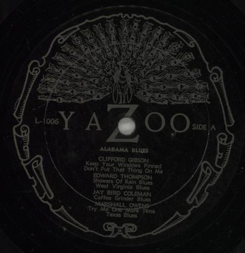 Various-Blues & Gospel Alabama Blues 1927 - 1931 vinyl LP album (LP record) US V-BLPAL531739