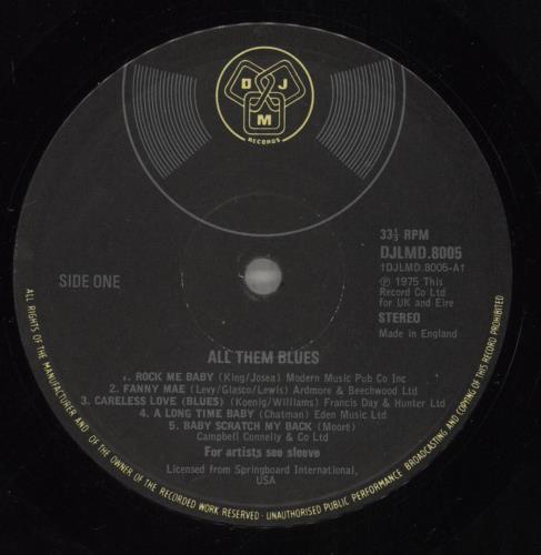 Various-Blues & Gospel All Them Blues 2-LP vinyl record set (Double LP Album) UK V-B2LAL473847