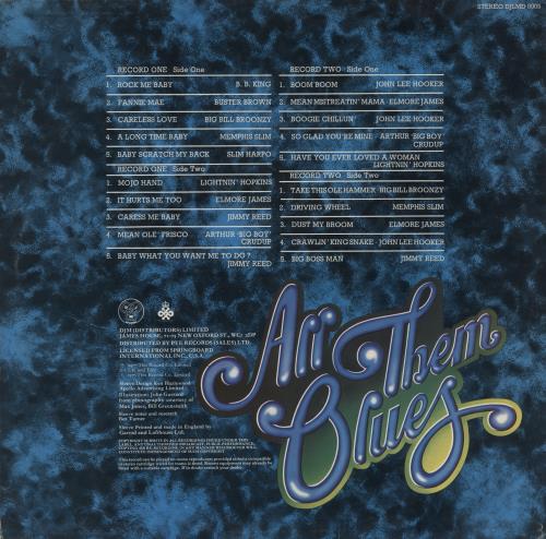 Various-Blues & Gospel All Them Blues 2-LP vinyl record set (Double LP Album) UK V-B2LAL473847