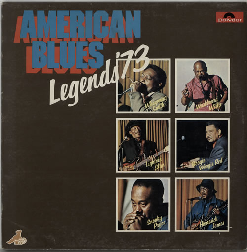 Various-Blues & Gospel American Blues Legends '73 vinyl LP album (LP record) UK V-BLPAM627181