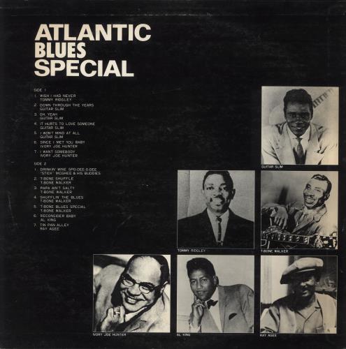 Various-Blues & Gospel Atlantic Blues Special vinyl LP album (LP record) Japanese V-BLPAT741201