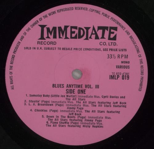 Various-Blues & Gospel Blues Anytime - Vol.3 vinyl LP album (LP record) UK V-BLPBL609741