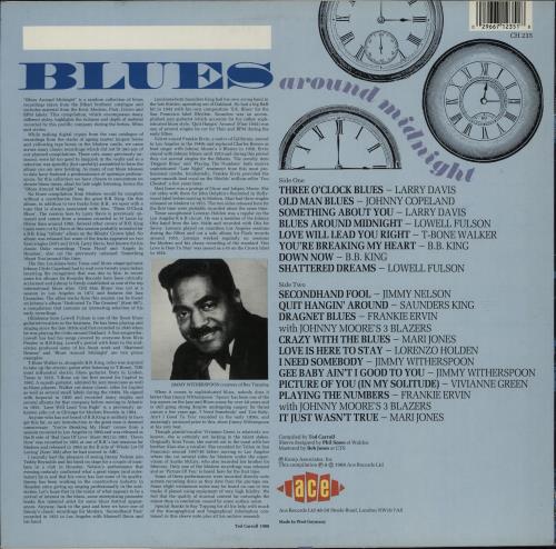 Various-Blues & Gospel Blues Around Midnight vinyl LP album (LP record) UK V-BLPBL763468