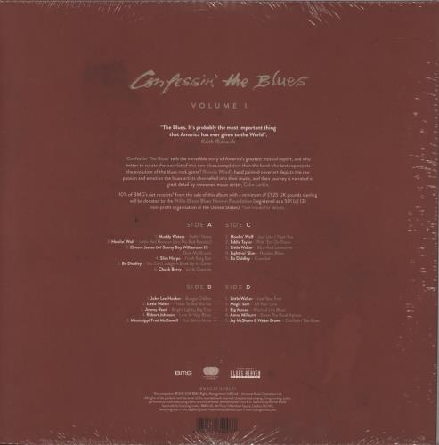 Various-Blues & Gospel Confessin' The Blues - Volume 1 - Sealed 2-LP vinyl record set (Double LP Album) UK V-B2LCO880855