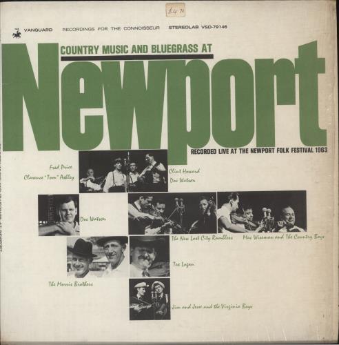 Various-Blues & Gospel Country Music And Bluegrass At Newport vinyl LP album (LP record) Canadian V-BLPCO876363