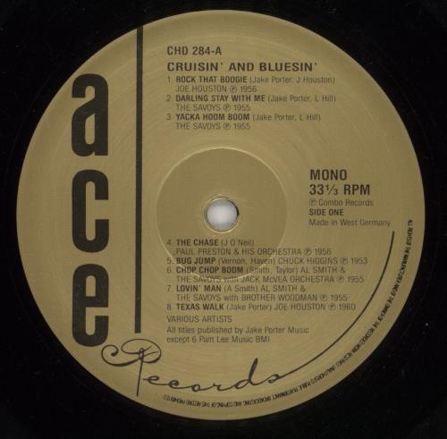 Various-Blues & Gospel Cruisin' & Bluesin' vinyl LP album (LP record) UK V-BLPCR548593