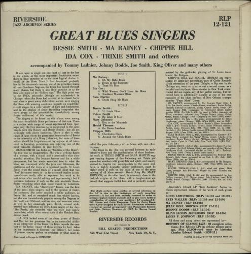 Various-Blues & Gospel Great Blues Singers vinyl LP album (LP record) UK V-BLPGR650909