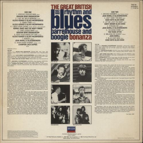 Various-Blues & Gospel Great British Rhythm And Blues Barrelhouse & Boogie Bonanza vinyl LP album (LP record) UK V-BLPGR499101