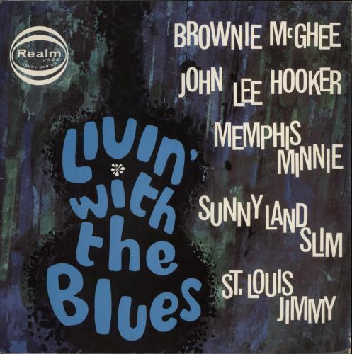 Various-Blues & Gospel Livin' With The Blues - EX vinyl LP album (LP record) UK V-BLPLI783473