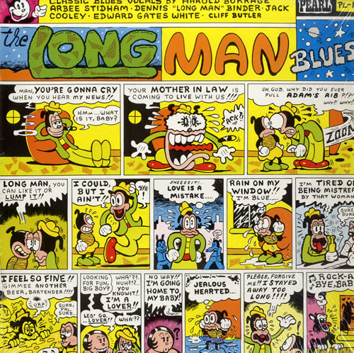 Various-Blues & Gospel Long Man Blues vinyl LP album (LP record) US V-BLPLO560893