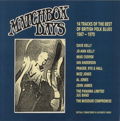 Various-Blues & Gospel Matchbox Days (14 Tracks Of British Folk Blues 1967-1970) vinyl LP album (LP record) UK V-BLPMA851566