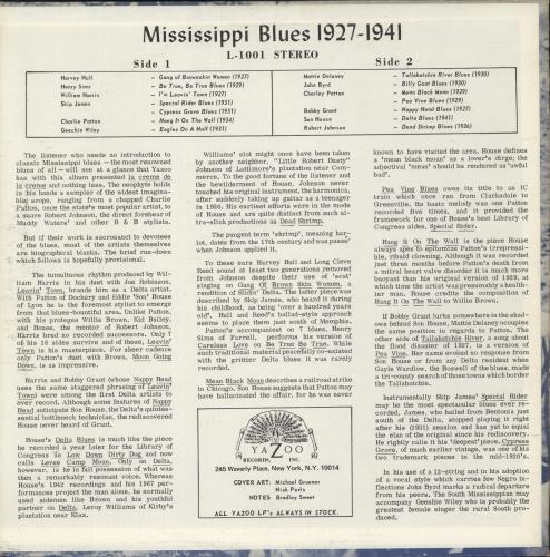 Various-Blues & Gospel Mississippi Blues vinyl LP album (LP record) US V-BLPMI878480