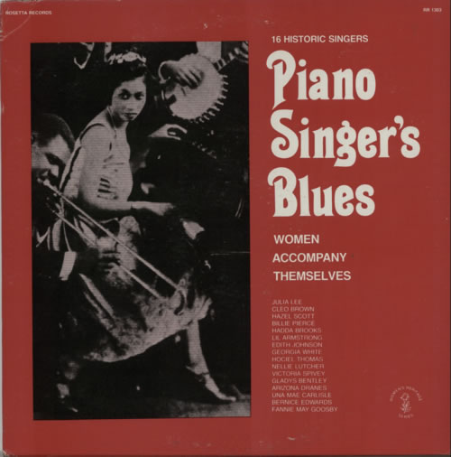 Various-Blues & Gospel Piano Singer's Blues vinyl LP album (LP record) US V-BLPPI599562