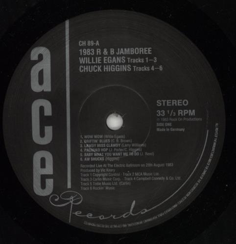 Various-Blues & Gospel R & B Jamboree vinyl LP album (LP record) UK V-BLPRB562886