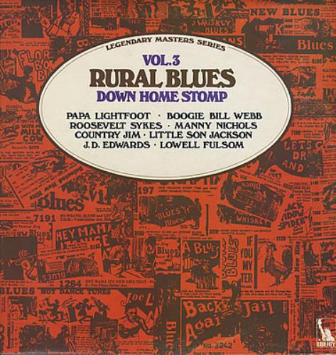 Various-Blues & Gospel Rural Blues Vol.3 - Down Home Stomp vinyl LP album (LP record) UK V-BLPRU375758