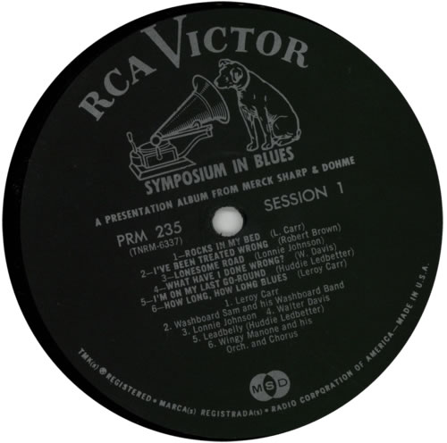 Various-Blues & Gospel Symposium In Blues vinyl LP album (LP record) US V-BLPSY591401