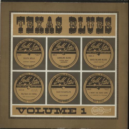 Various-Blues & Gospel Texas Blues Volume 1 vinyl LP album (LP record) US V-BLPTE648488