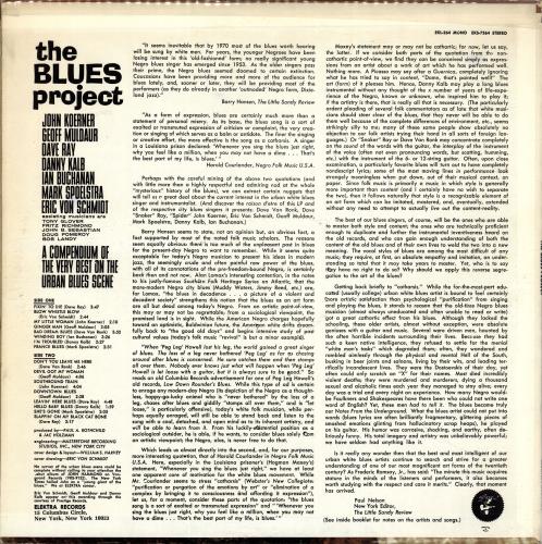 Various-Blues & Gospel The Blues Project vinyl LP album (LP record) US V-BLPTH694741