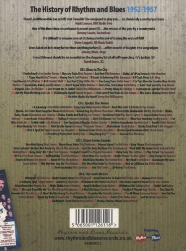 Various-Blues & Gospel The History Of Rhythm And Blues 1952-1957 4-CD album set UK V-B4CTH863198